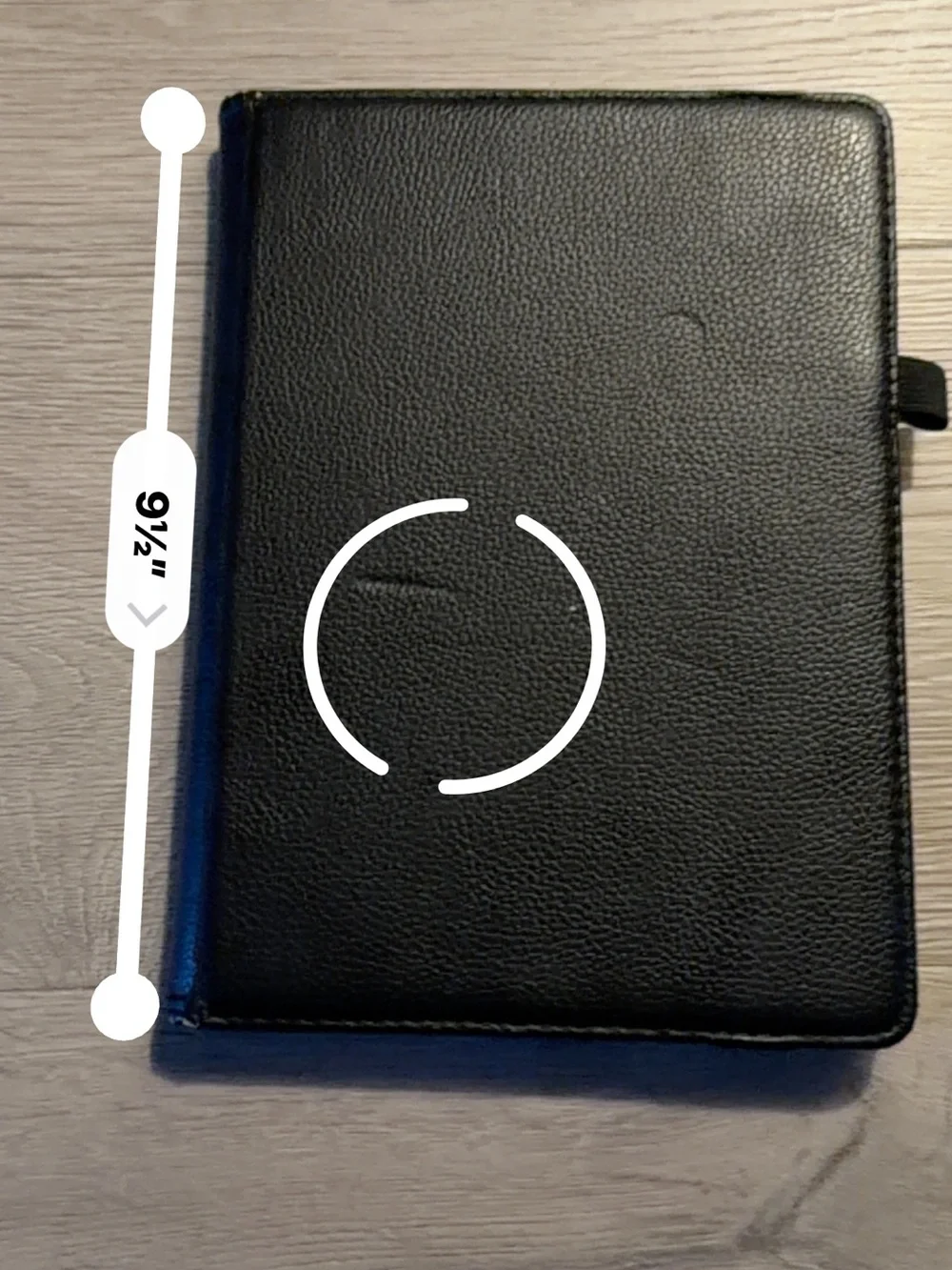 iPad with Black Protective Folio Case
